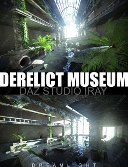 废弃博物馆场景3D模型