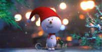 雪人假日宣传动画AE模板 VideoHive Snowman Intro 9663947