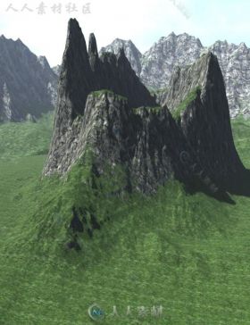 超精细峡谷景观环境3D模型合辑