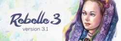 Rebelle水彩水墨模拟数字绘画软件V3.1版
