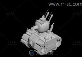 超精细合金弹头坦克3D模型