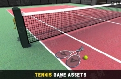 网球游戏资产3D道具Unity游戏素材资源