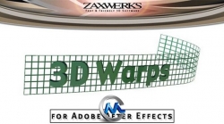 AE三维扭曲变形插件V2.0.1版 Zaxwerks 3D Warps 2.0.1 for After Effects CS5-CS6-VR