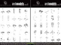 《室内灯饰灯具灯泡3D模型合辑》Evermotion ArchModels Vol.03 Interior Lamps