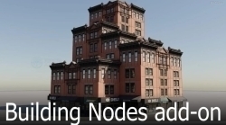 Building Nodes程序化生成建筑Blender插件
