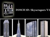 高层摩天大楼3D模型合辑