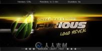 超酷闪亮火焰Logo演绎动画AE模板 Videohive Furious Logo Fast Powerful Simple Re...
