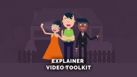 卡通角色动画元素人物生活视频解说工具包AE模板 Videohive Explainer Video Toolk...