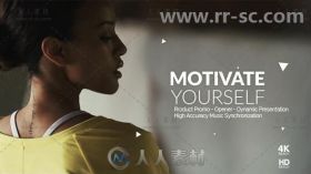 现代动感健身运动片头宣传视频包装AE模板Videohive Workout Motivation Opener 20...