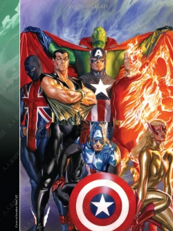 美国漫画超级英雄概念设计原画设定资料集