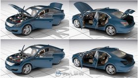 Dosch系列轿车3D模型