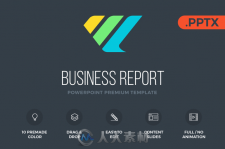 商业报告展示PPT模板Business Report - PowerPoint