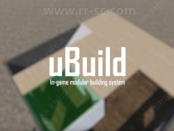游戏中模块化建筑系统完整项目Unity游戏素材资源