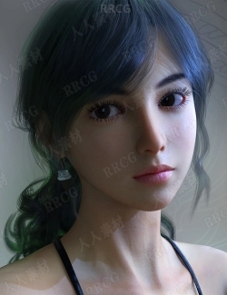 不同风格科幻清纯美丽年轻女性角色3D模型合集