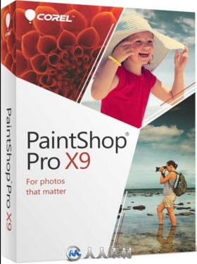 PaintShop专业相片编辑软件X9 V19.2.0.7版 COREL PAINTSHOP PRO X9 19.2.0.7 WIN
