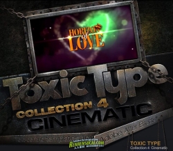 《DJ最强AE字体Logo模板合辑Vol.4》Digital Juice ToxicType Collection 4 Cinemat...