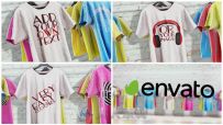 T恤衫展示动画AE模板 Videohive T-Shirts Promo 7342150 Project for After Effects