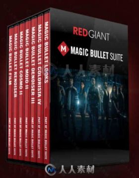 Magic Bullet Suite红巨星魔法视效插件包V13.0.3版 RED GIANT MAGIC BULLET SUITE ...