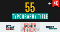 55组高清排版动画AE模板合辑 Videohive 55 Qualitative Typography 10290716