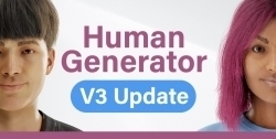 Human Generator人物角色生成器Blender插件V3.0版