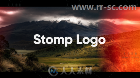 动感圆环图文转动标志展示幻灯片Logo演绎AE模板 Videohive  Stomp Logo 20161594
