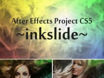 《靓丽水墨幻灯片 AE模板》Inkslide After Effects Project