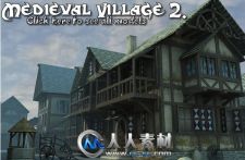 《中世纪村庄建筑3D模型合辑Vol.2》Dexsoft Medieval Village 2. Model Pack