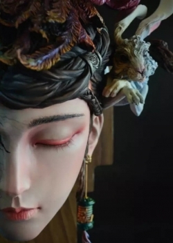 人脸魔城广汉宫雕塑3D打印模型