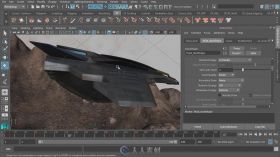 未来科幻飞船Maya视频教程