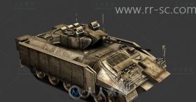 次时代坦克装甲车3D模型