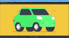 使用DUIK脚本制作卡通汽车动画AE视频教程