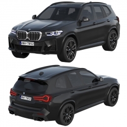 宝马BMW X3 2022款SUV越野汽车3D模型