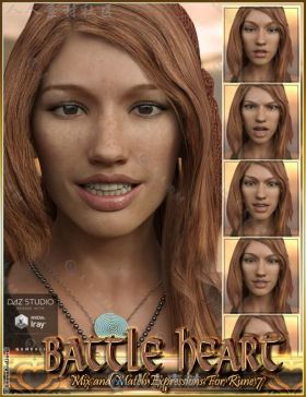 女性多样化脸部表情3D模型合辑