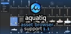 Aquatiq水效果模拟动画Blender插件V1.1.2版