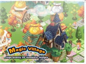 幻想魔术村2D贴图和材质Unity游戏素材资源