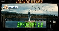 Spyderfy Boid Systems Add-On鸟群虫群快速添加Blender插件V2.0版