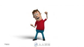 3D卡通动画角色工具包AE模板  Videohive 3D Character Animation Toolkit 16897334