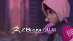 Pixologic公司发布了ZBrush 2019.1 新增的分屏模式使得雕刻部分模型的操作变得更简单