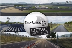 3D道路演示项目地形工具Unity游戏素材资源