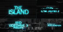 科幻风格影视片头动画AE模板 Videohive The ISLAND Sci Fi Cinematic Title Sequen...