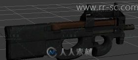 比利时p90冲锋枪3D模型