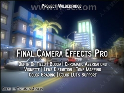 模拟真实相机全屏与镜头效果着色器Unity游戏素材资源