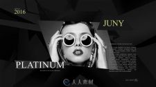 白金时尚企业服务产品促销宣传AE模板 Platinum Fashion Promo