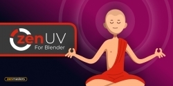 Zen UV快速创建UV工具Blender插件V3.0.1版