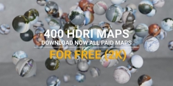 HDRMAPS网站免费提供500款HDRI天空和环境素材 免费版素材为2K分辨率