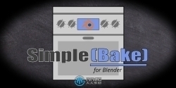 Simplebake PBR贴图材质烘焙Blender插件V3.5.7版