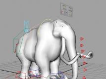 冰河世纪角色猛犸象的绑定文件