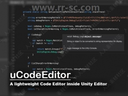 轻量级代码编辑器工具Unity游戏素材资源