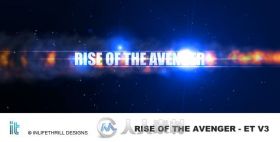 史诗级电影开场标题动画AE模板 Videohive Rise of the avenger - Epic trailer v3...