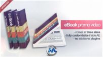 电子书籍营销展示AE模板